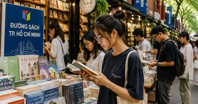 Đường sách TP.HCM thu hơn 32 tỉ đồng nhưng lượng sách bán ra vẫn giảm