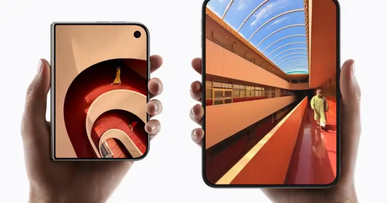 iPhone màn hình gập đầu tiên của Apple ra mắt, Samsung mỉa mai: “Hâm nóng lại đồ thừa của chúng tôi”