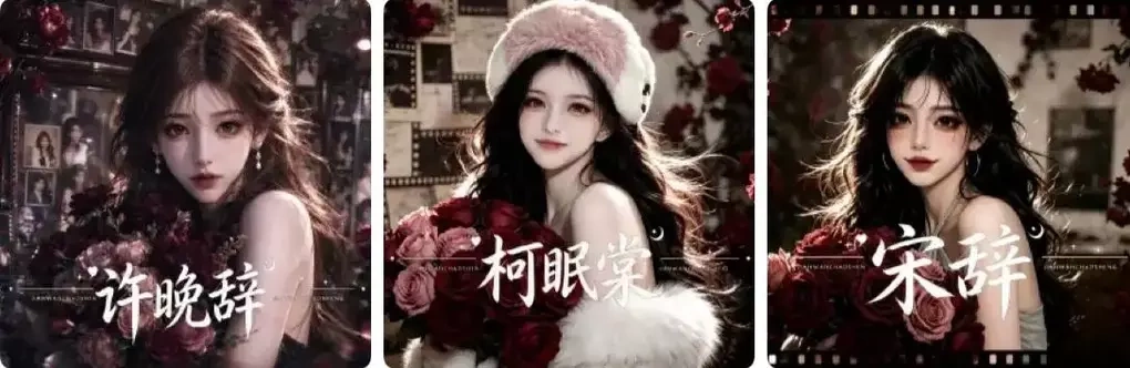 Ba nhân vật AI ở ba phim khác nhau. Ảnh: Sohu