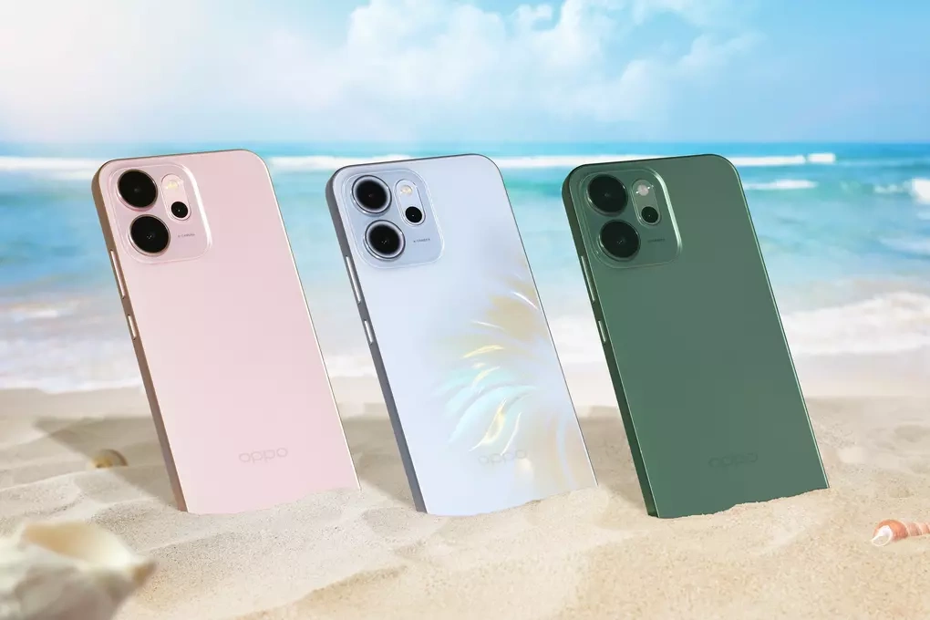 Reno 14F, smartphone tầm trung của Oppo. Ảnh: Oppo