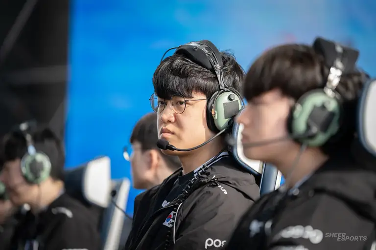 Gumayusi là tuyển thủ duy nhất đạt Huy chương Vàng ASIAD khi còn là ĐKVĐ CKTG, ĐKVĐ MSI và là đương kim FMVP CKTG - Ảnh: Sheep Esports.