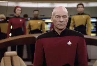 Patrick Stewart trong vai Thuyền trưởng Jean-Luc Picard - Ảnh chụp màn hình.