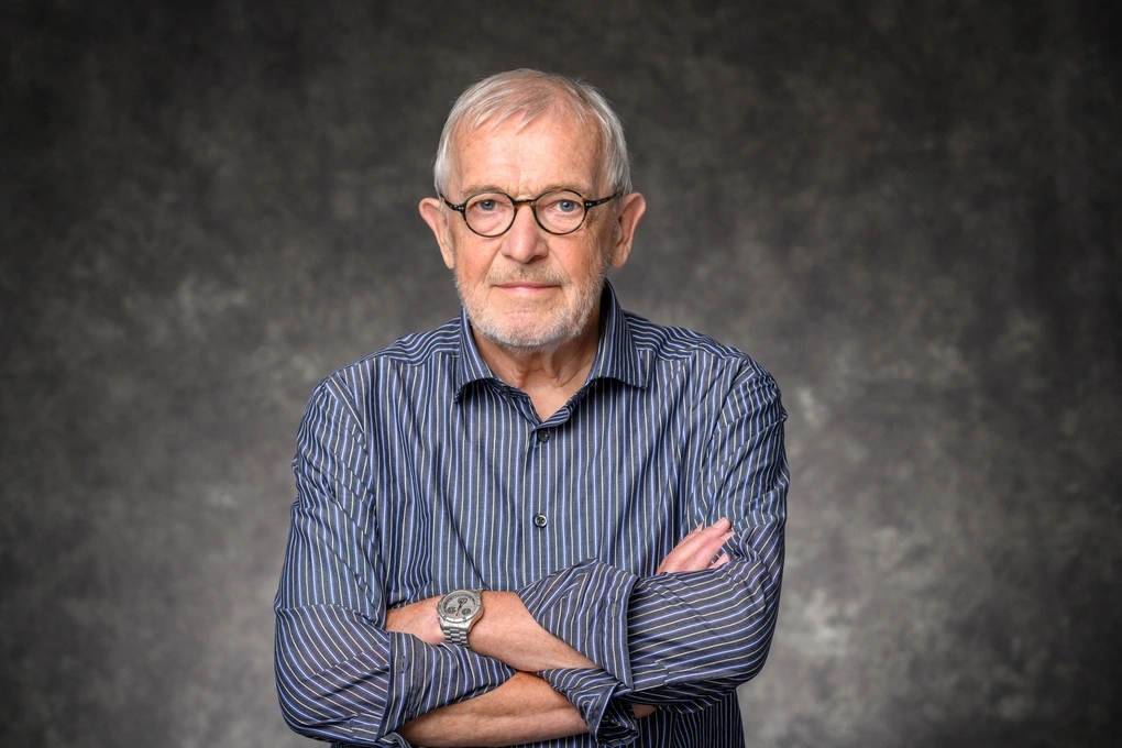 Francis Halzen, giáo sư Đại học Wisconsin-Madison. Ảnh: AFP