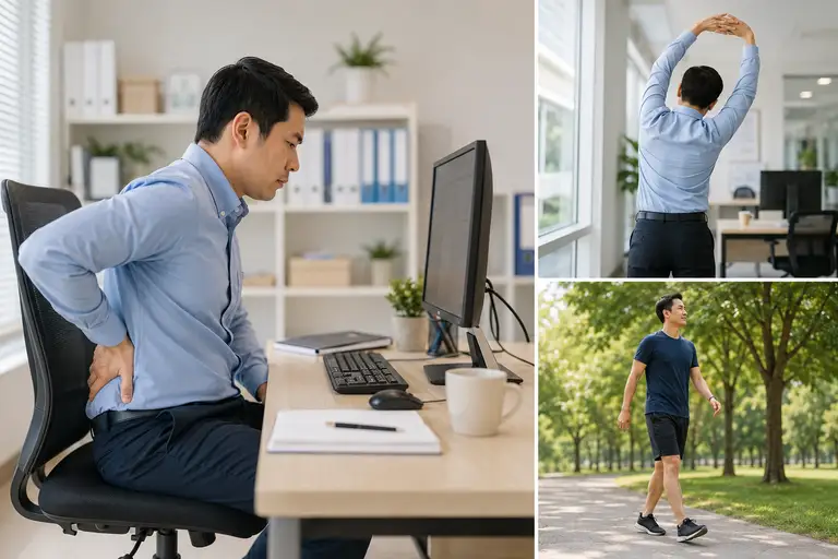 Với người ngồi nhiều cần chú ý đến việc vận động thường xuyên