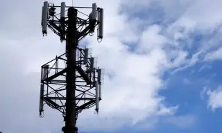Trạm thu phát sóng di động của American Tower tại bang Colorado hồi năm 2014. Ảnh: Reuters