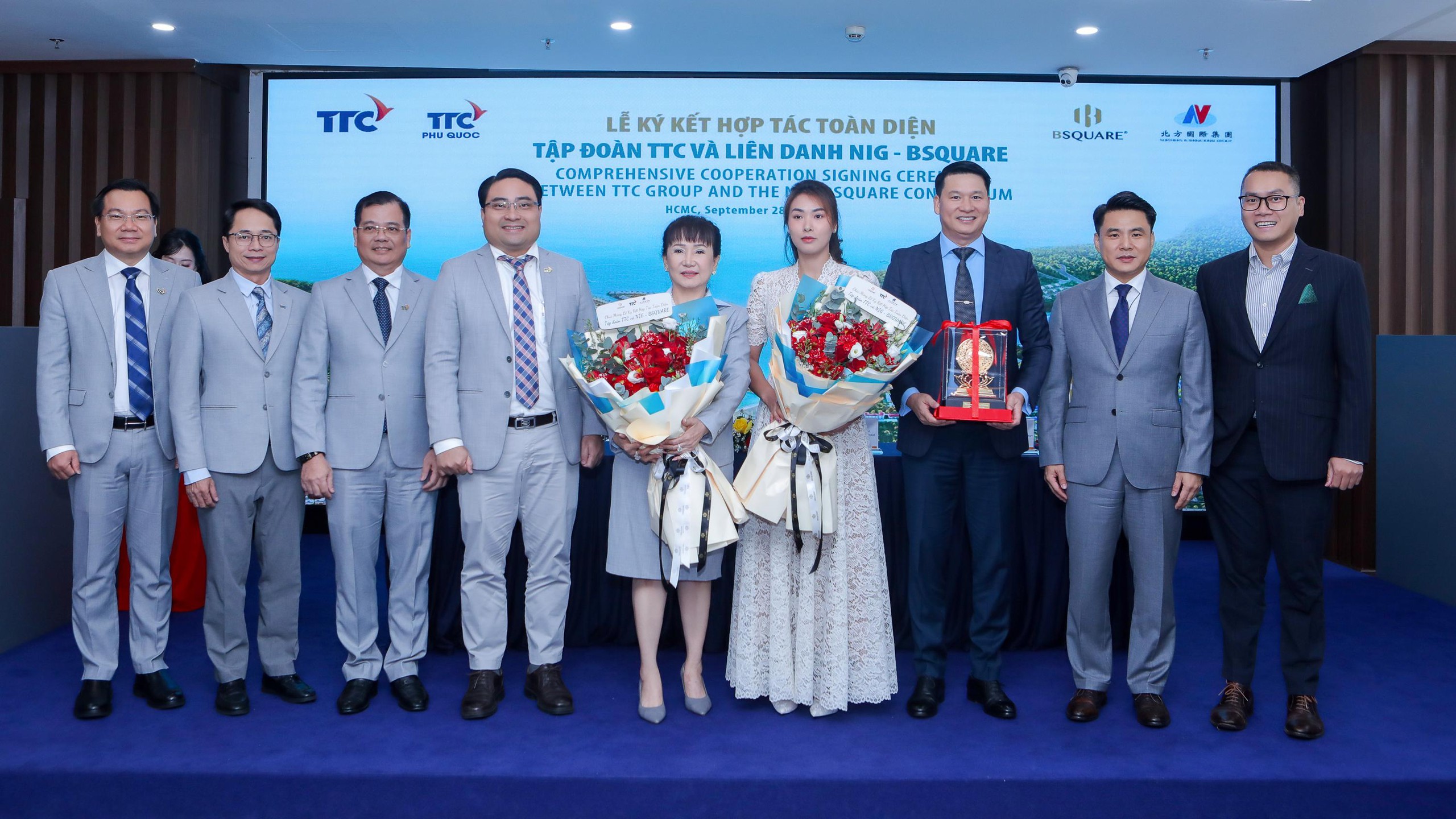 Tập đoàn TTC và Liên danh NIG - Bsquare sẽ thúc đẩy hoạt động xúc tiến đầu tư và tăng cường kết nối quốc tế