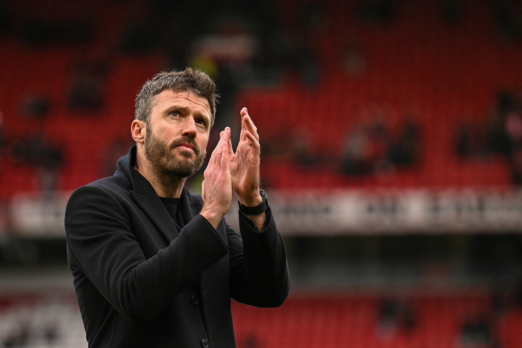 HLV Michael Carrick tạm thời được ban lãnh đạo Man United tin tưởng - Ảnh: REUTERS
