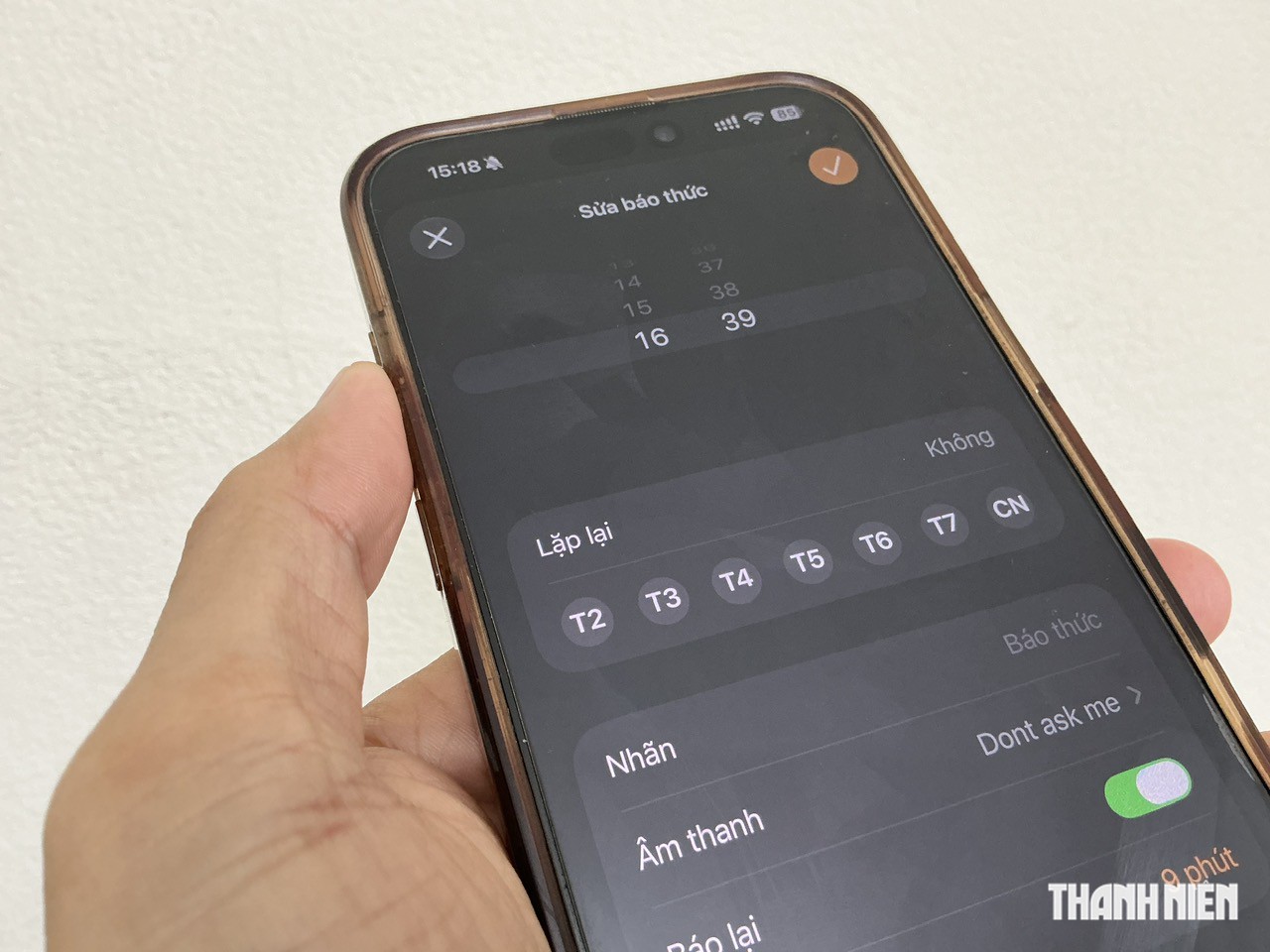 Apple chưa có lời giải thích rõ ràng cho lý do khiến thanh cuộn Đồng hồ dừng lại ở con số 16:39