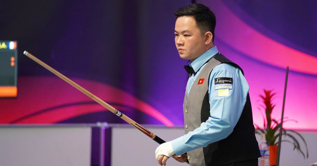 Bao Phương Vinh ngược dòng nghẹt thở, vào chung kết Giải billiards vô địch thế giới