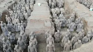 Dấu vân tay 2.200 năm hé lộ người xây Đội quân đất nung mộ Tần Thủy Hoàng
