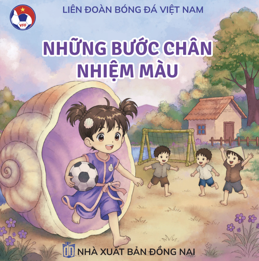 Bìa sách Những bước chân nhiệm màu của VFF - Ảnh chụp màn hình