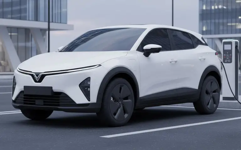 Mô phỏng thiết kế của VinFast VF 6 facelift bởi AI dựa vào bản đăng ký bảo hộ kiểu dáng công nghiệp.