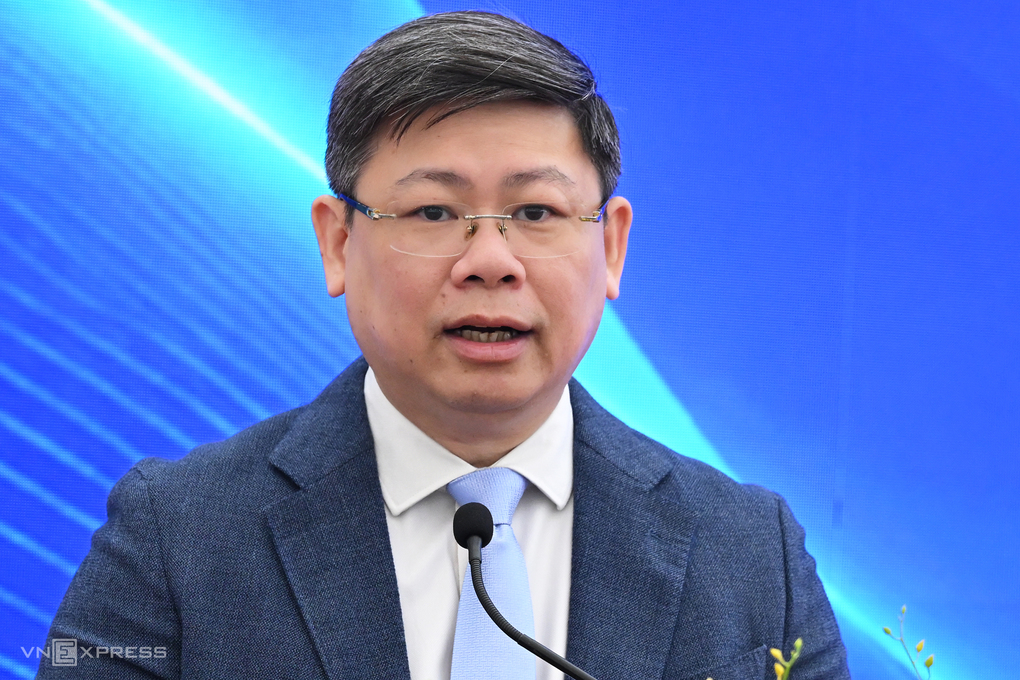 PGS.TS Hoàng Hữu Hạnh, Phó cục trưởng Chuyển đổi số quốc gia, phát biểu khai mạc Smart City Asia 2026. Ảnh: Trọng Đạt