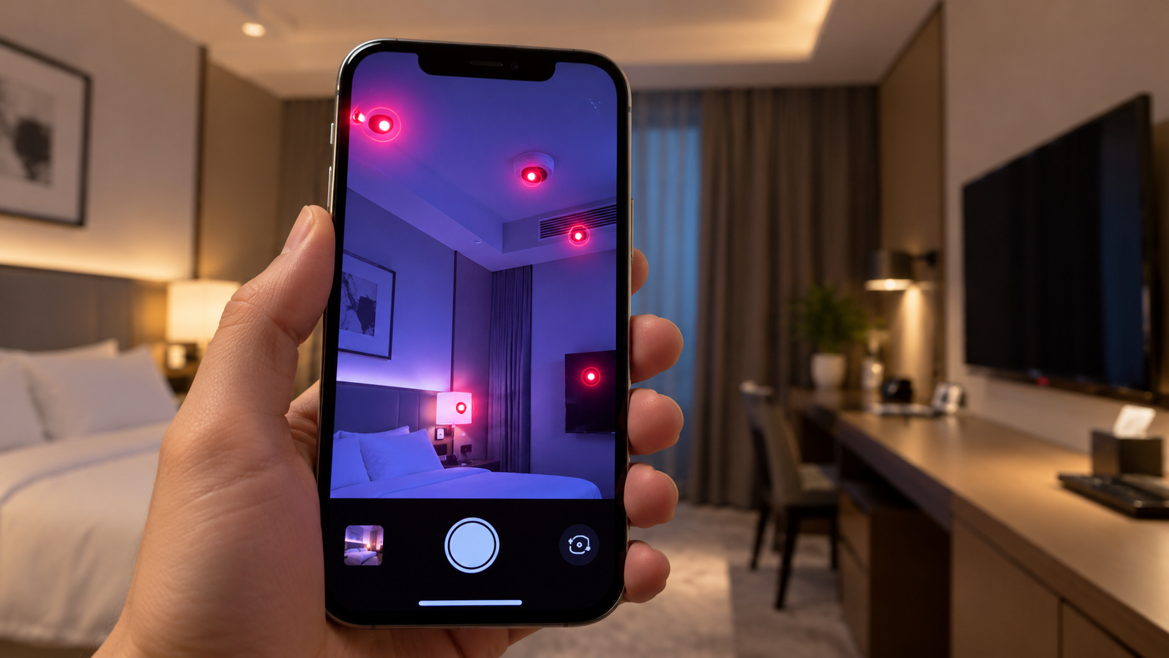 Nguy cơ camera quay lén và cách rà soát bằng điện thoại di động