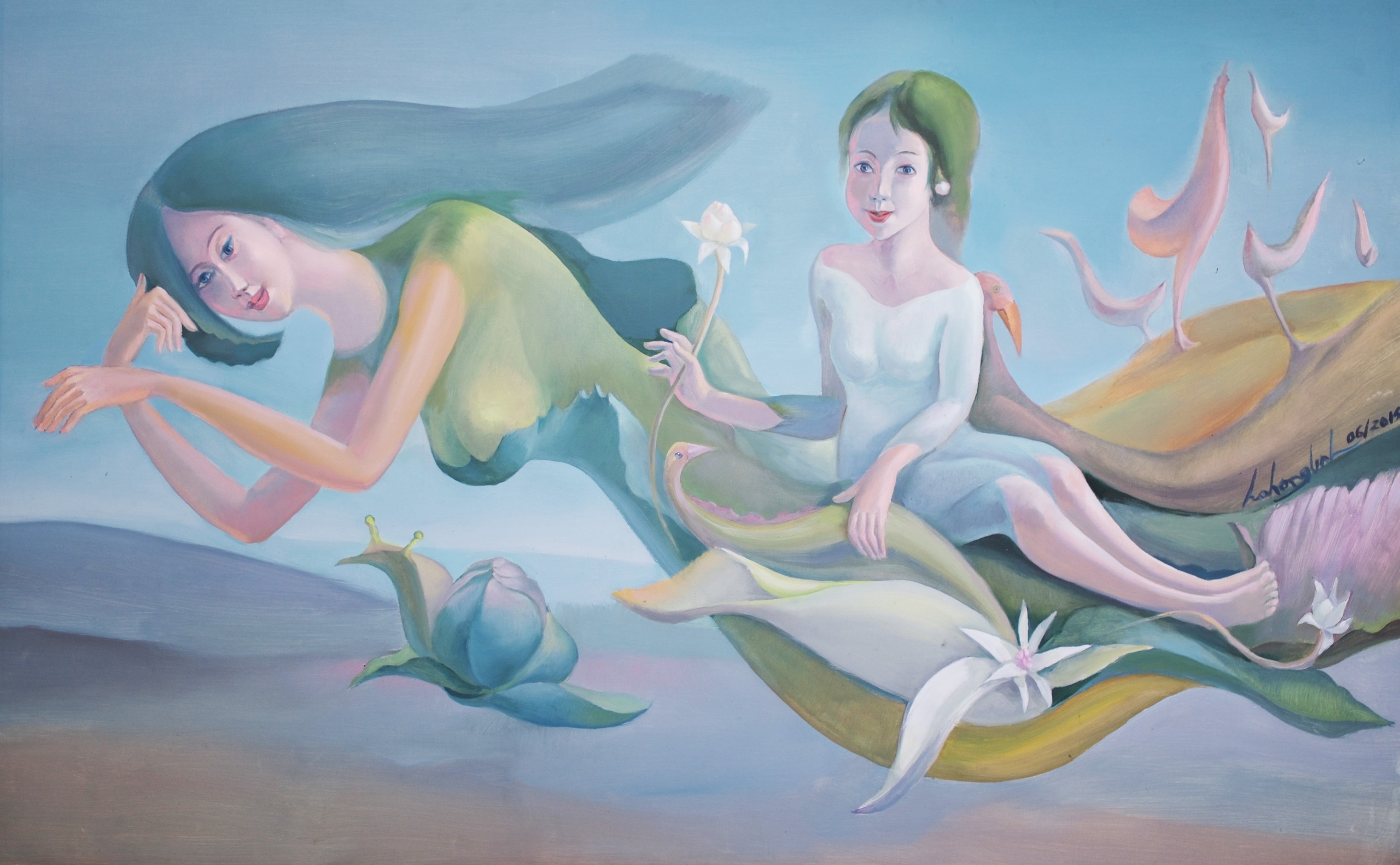Tranh "Phiêu lưu cùng mẹ"