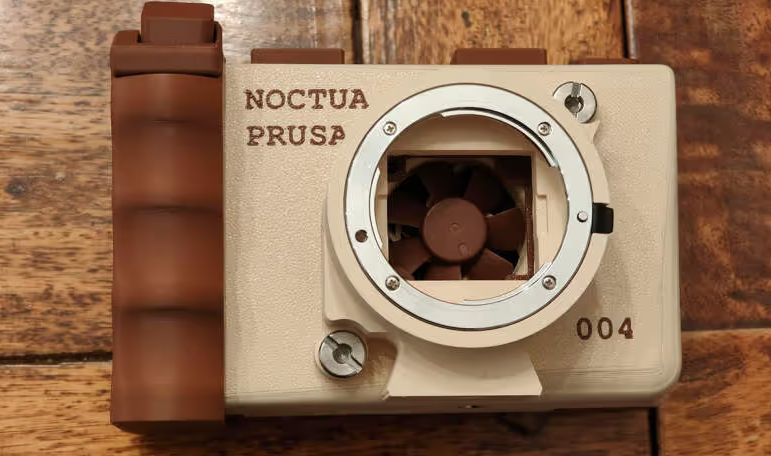 CAIM1 tích hợp quạt Noctua 40 mm ngay trong thân máy, giải pháp tản nhiệt hiếm thấy trên các mẫu camera hiện nay