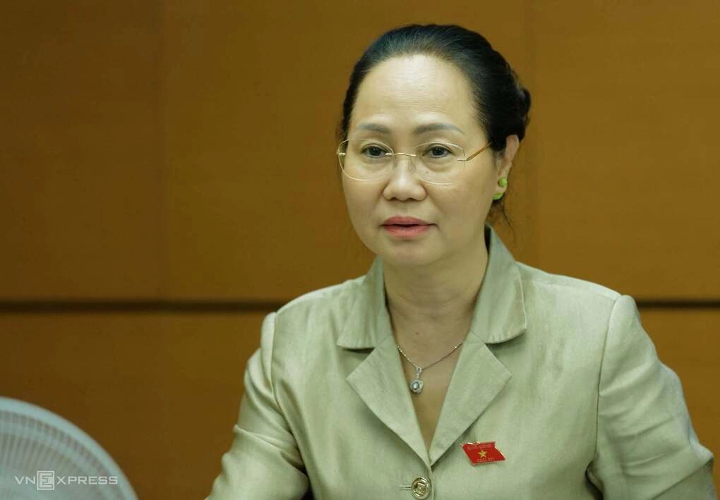 Bộ trưởng Văn hóa, Thể thao và Du lịch Lâm Thị Phương Thanh phát biểu sáng 22/10. Ảnh: Ngọc Thành