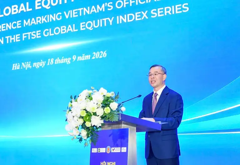 Ông Ngô Văn Tuấn, Bộ trưởng Bộ Tài chính phát biểu tại Hội nghị - Ảnh: chinhphu.vn