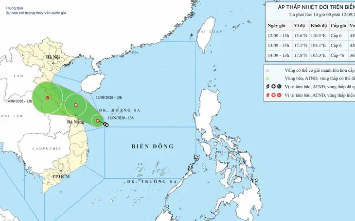 Áp thấp nhiệt đới áp sát miền Trung, Bộ Xây dựng chỉ đạo ‘nóng’- Ảnh 1.