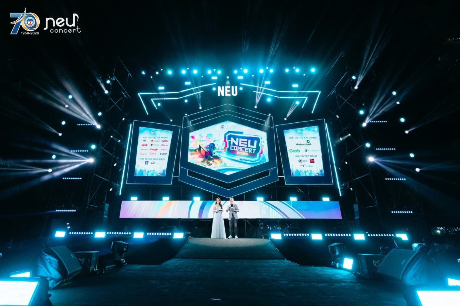 Đại nhạc hội NEU Concert hướng tới kỷ niệm 70 năm thành lập Đại học Kinh tế Quốc dân - Ảnh: BTC