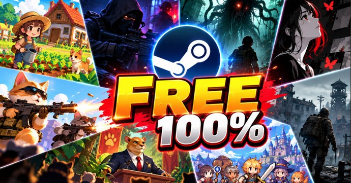 Steam lại có thêm loạt game miễn phí mới, chơi thoải mái, không cần chi phí hay đăng ký gì