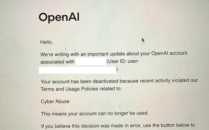 Chuyên gia bảo mật bị OpenAI khóa tài khoản "oan" chỉ vì làm việc này