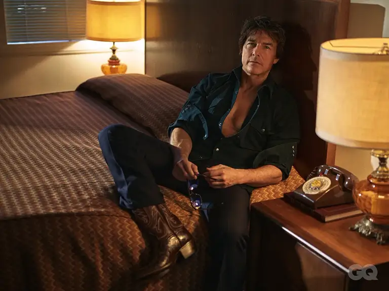 Tom Cruise trên tạp chí số tháng 10. Ảnh: GQ