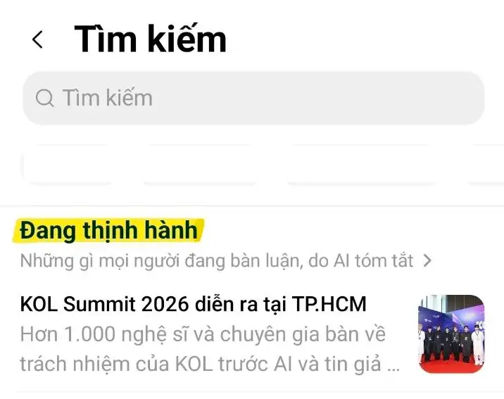 KOL Summit xếp hạng #1 trong tin hot MXH ngày 7/9 và là chủ đề hot từ ngày 15/8 - 7/9/2026