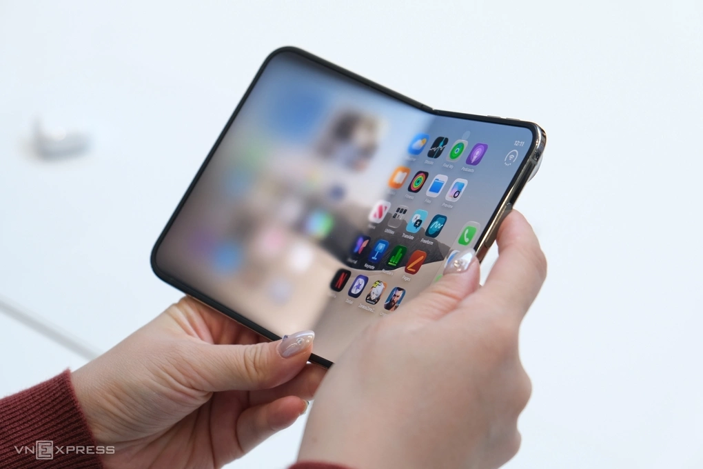 iPhone Duo tại lễ ra mắt ở trụ sở Apple Park ngày 9/9/2026. Ảnh: Tuấn Hưng