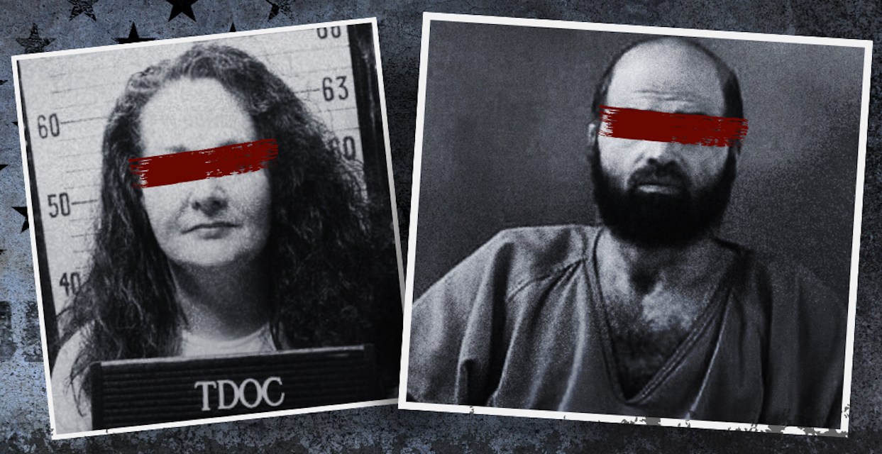 Tử tù Christa Pike (trái) và tử tù Nidal Hasan - Ảnh: AP/THE CONVERSATION