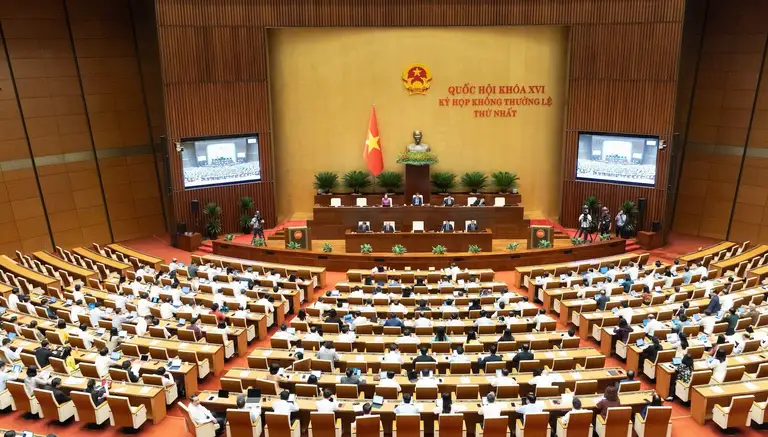Quang cảnh phiên họp - Ảnh: GIA HÂN