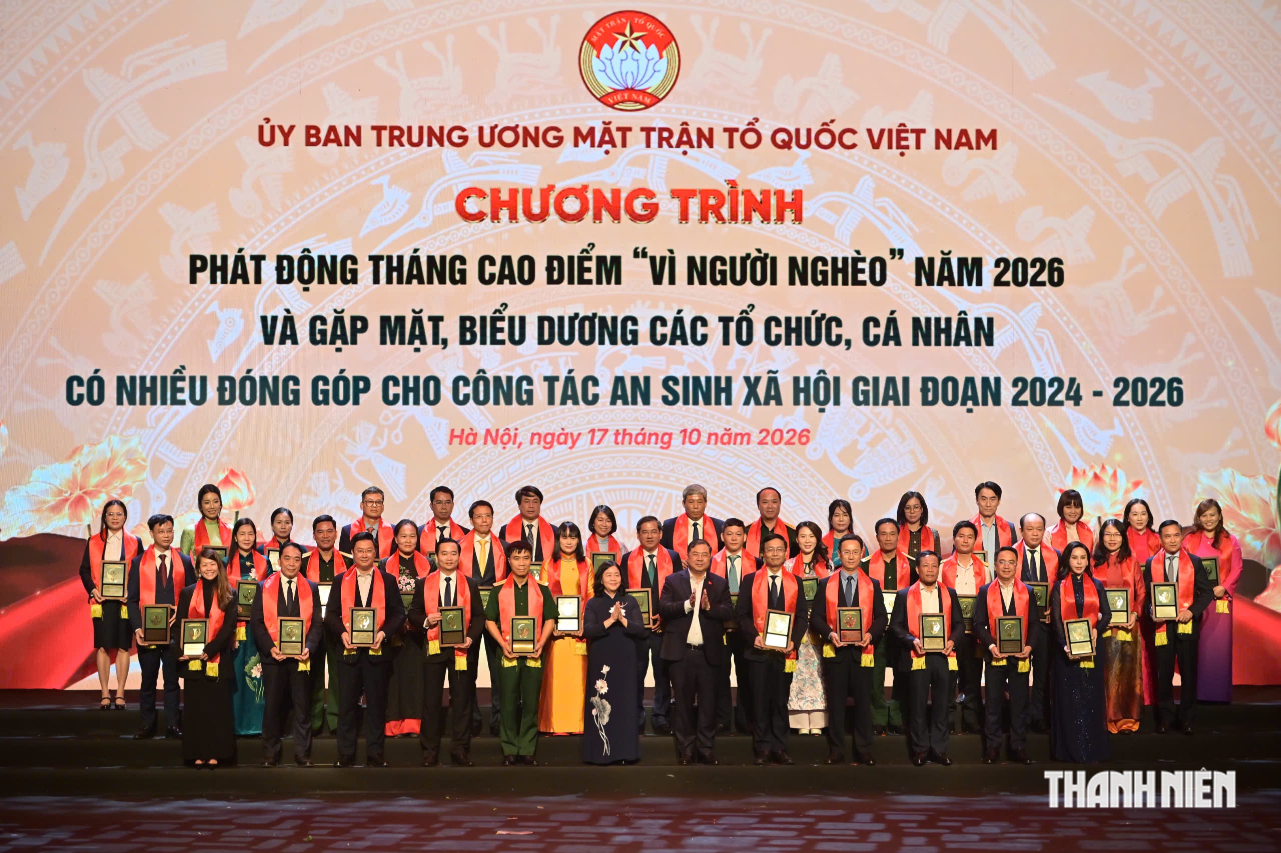 Các tập thể và cá nhân được vinh danh tại chương trình