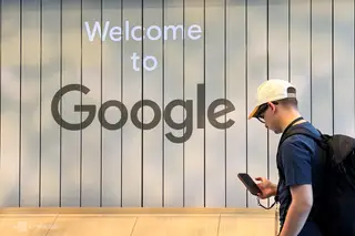 Logo Google tại trụ sở hãng ở Mountain View, California, Mỹ, tháng 5/2026. Ảnh: Lưu Quý
