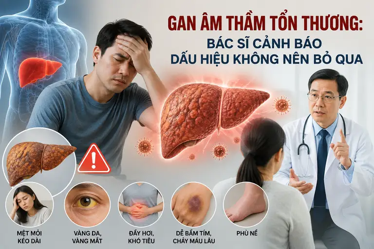 Bác sĩ lưu ý những dấu hiệu nên đi khám gan
