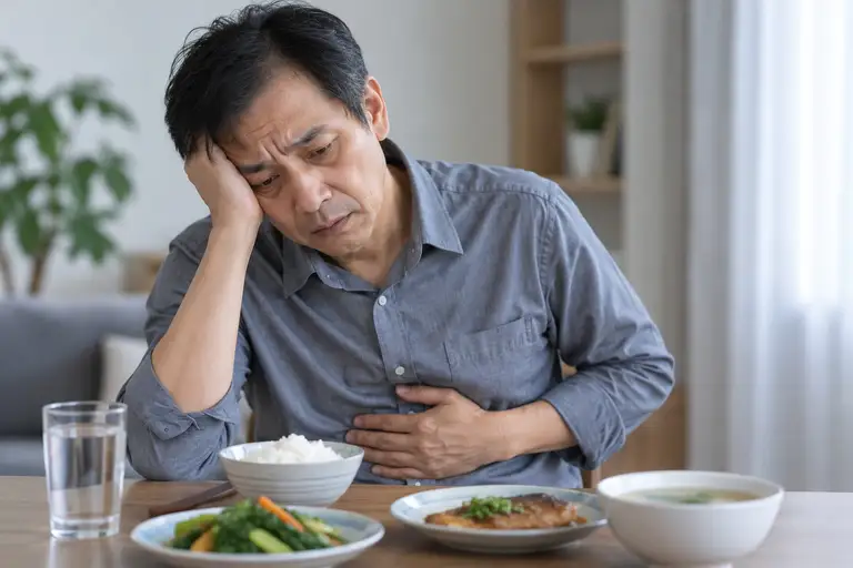 Nếu ợ hơi thường xuyên đi kèm các triệu chứng như đau bụng, khó nuốt, chán ăn, người bệnh nên đi khám sớm