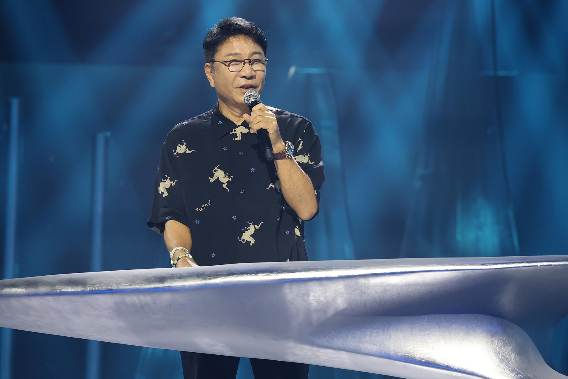 Lee Soo Man đặt kỳ vọng vào A2O LITE với định hướng tạo khác biệt từ âm nhạc, vũ đạo đến cách dàn dựng sân khấu - Ảnh: Yonhap News