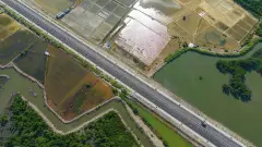 Đường xuyên đầm lầy nối cảng Cái Mép với cao tốc Biên Hòa