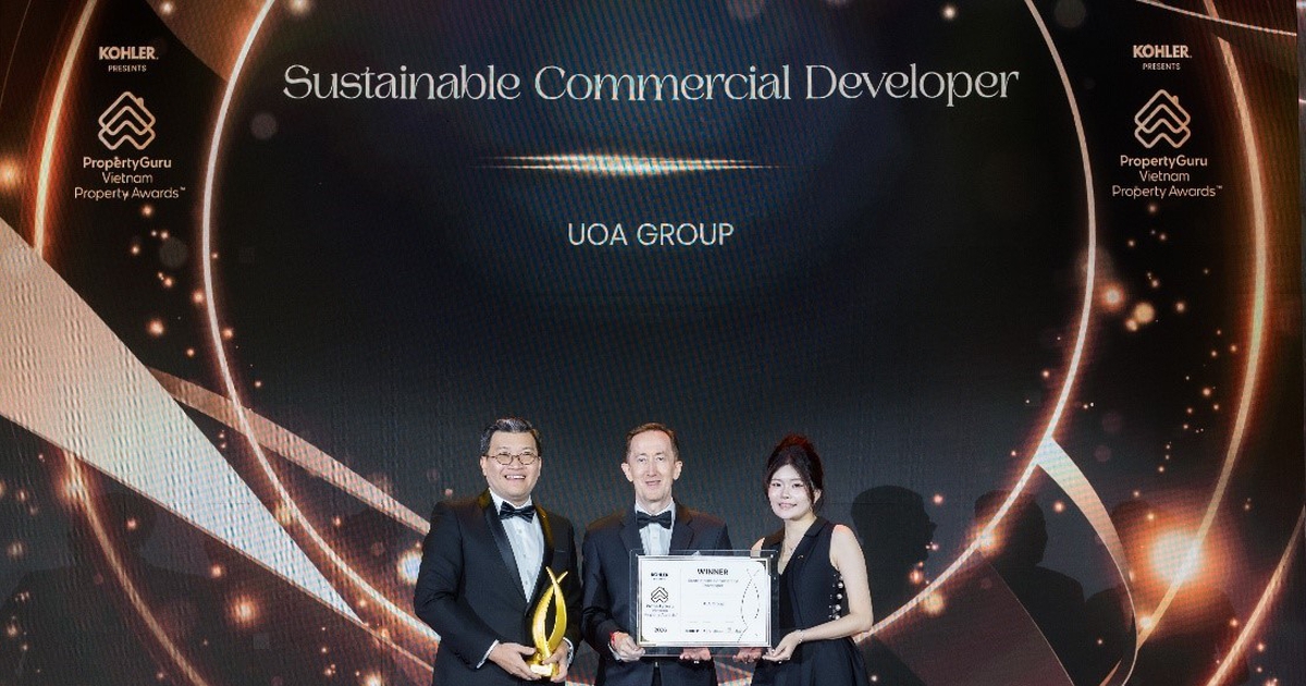 UOA Group được vinh danh nhiều hạng mục giải thưởng tại Propertyguru Việt Nam Property Awards 2026