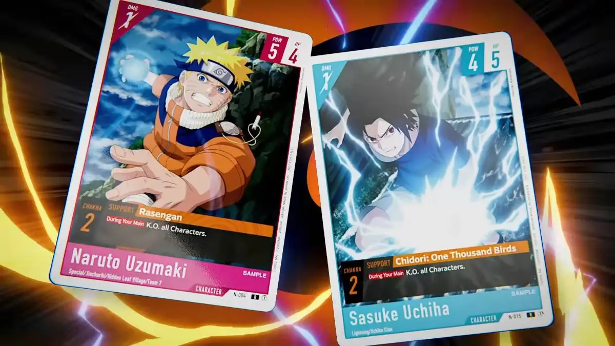 Bandai công bố trailer đầu tiên của Naruto The Card Game, trò chơi thẻ bài lấy cảm hứng từ thế giới ninja Lá - Ảnh: Bandai