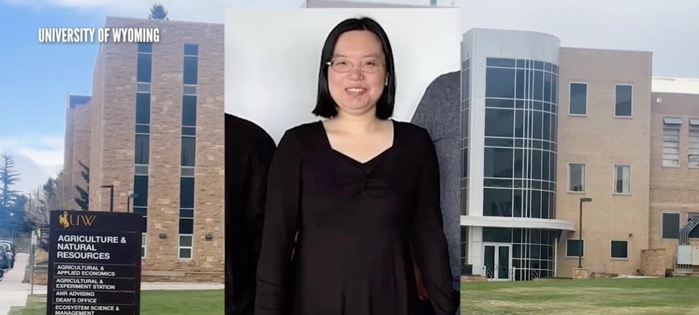 Nghi phạm Vương Ái Lệ trong vụ án nghiên cứu sinh gốc Việt tại Đại học Wyoming bị đầu độc. Ảnh: Your Wyoming Link
