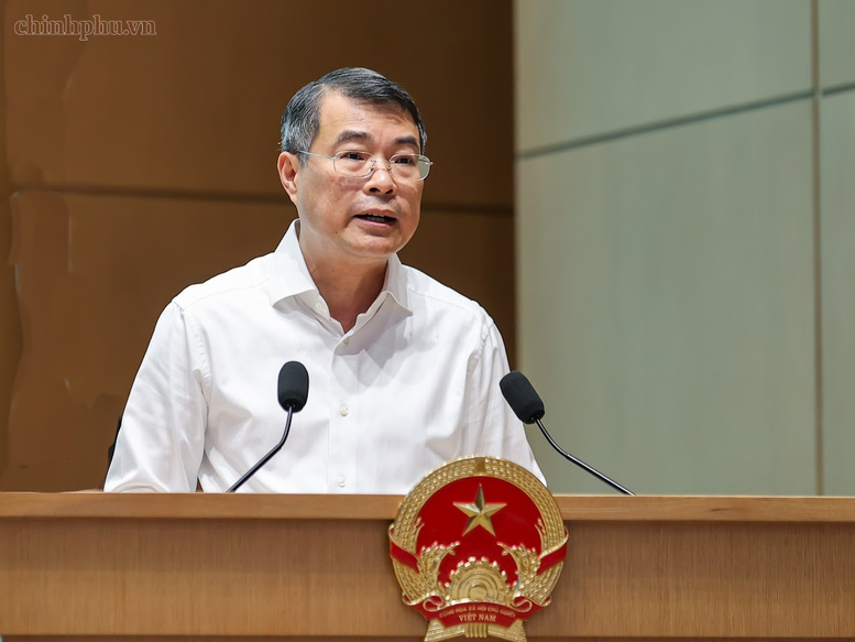 Thủ tướng Lê Minh Hưng phát biểu tại phiên họp