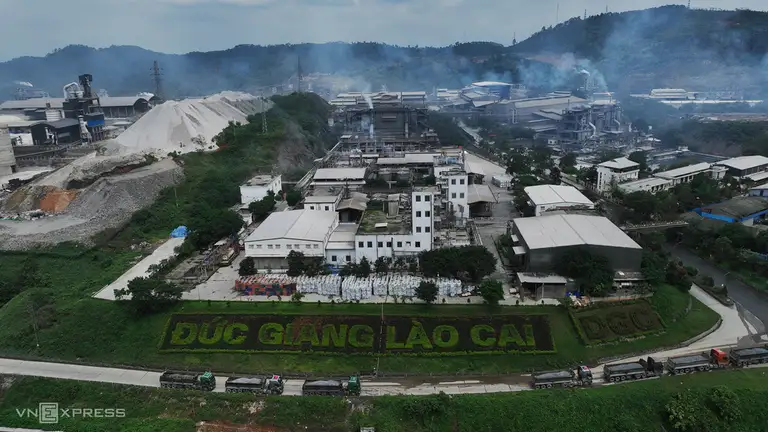 Nhà máy của Hóa chất Đức Giang đặt tại khu công nghiệp Tằng Loỏng (xã Tằng Loỏng, tỉnh Lào Cai). Ảnh: Ngọc Thành