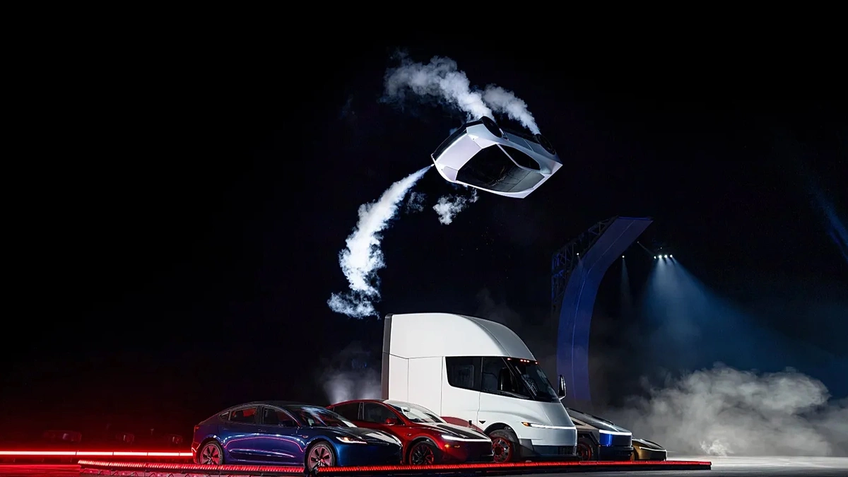Ôtô bay của Tesla gây hoài nghi vì quá tham vọng