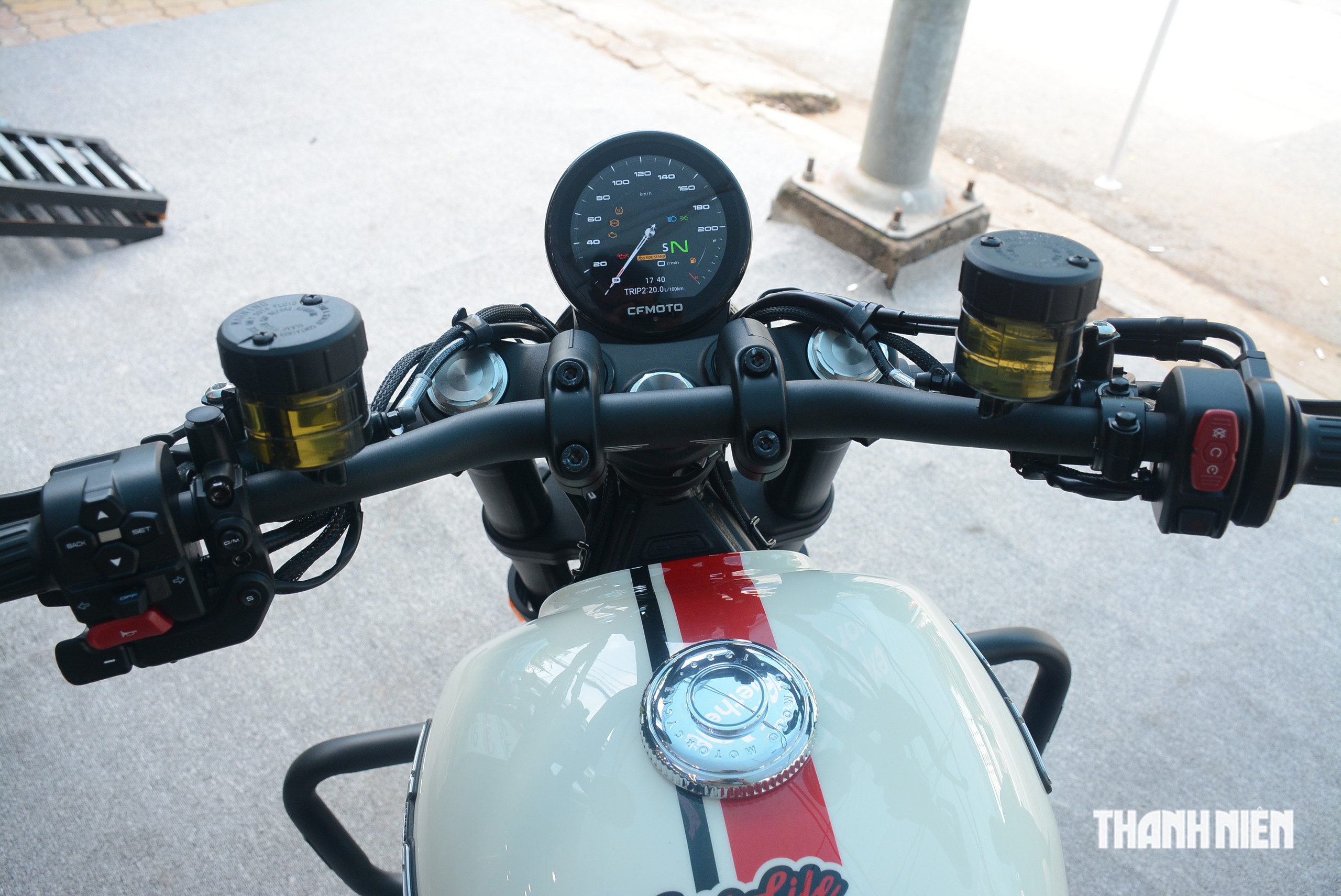 Mô tô số tự động CFMoto 450CL-C AMT chạy như xe tay ga, giá 167 triệu đồng - Ảnh 6.