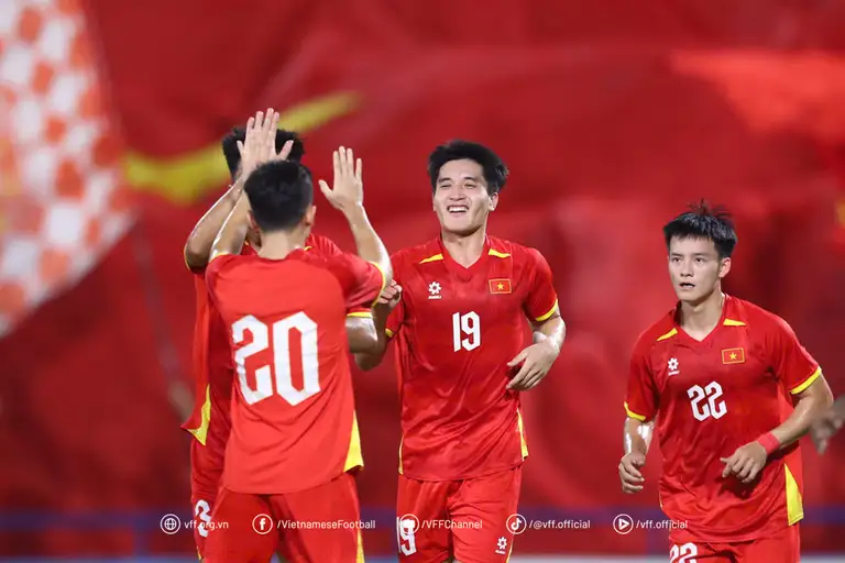 U23 Việt Nam sẽ đá trận ra quân gặp U23 Kuwait ngày mai 15-9 - Ảnh: VFF