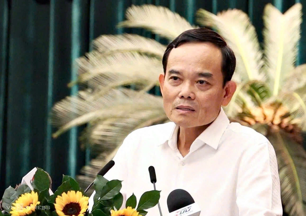 Bí thư Thành ủy TP HCM Trần Lưu Quang kết luận tại hội nghị Ban chấp hành Đảng bộ TP HCM, chiều 22/9. Ảnh: An Phương