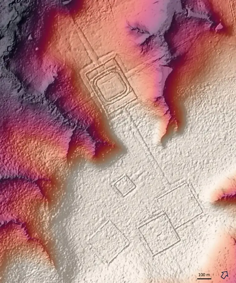 Hình ảnh LiDAR của cấu trúc D. Schaan - Ảnh: MARTTI PARSSINEN