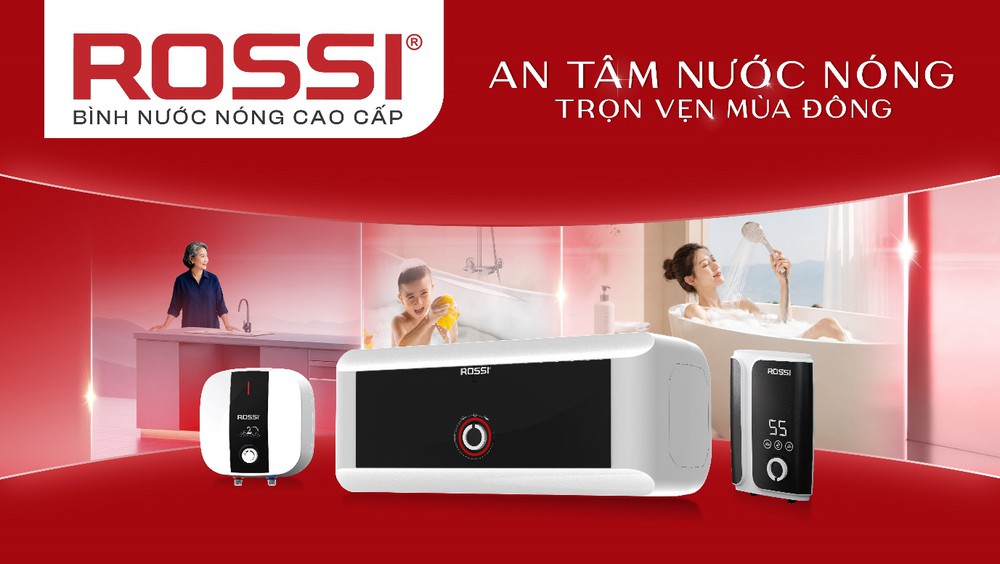 Bình nước nóng cao cấp Rossi: Nhìn từ 4 lớp bảo vệ an toàn - Ảnh 1.
