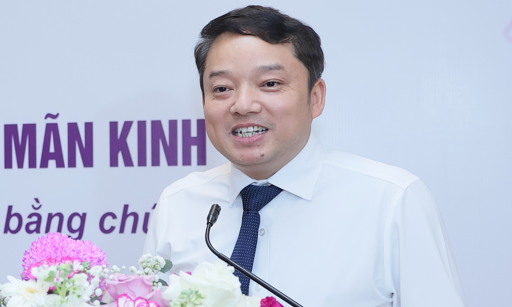 Phó Cục trưởng Tống Trần Hà chia sẻ tại chương trình. Ảnh: Thu Thủy