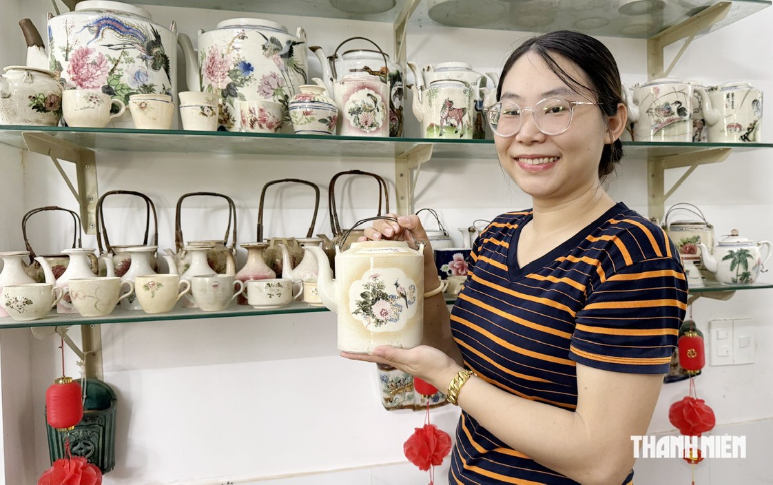 Chị Tôn Tú Mai sưu tầm hàng ngàn món đồ gốm Sài Gòn – Gia Định xưa